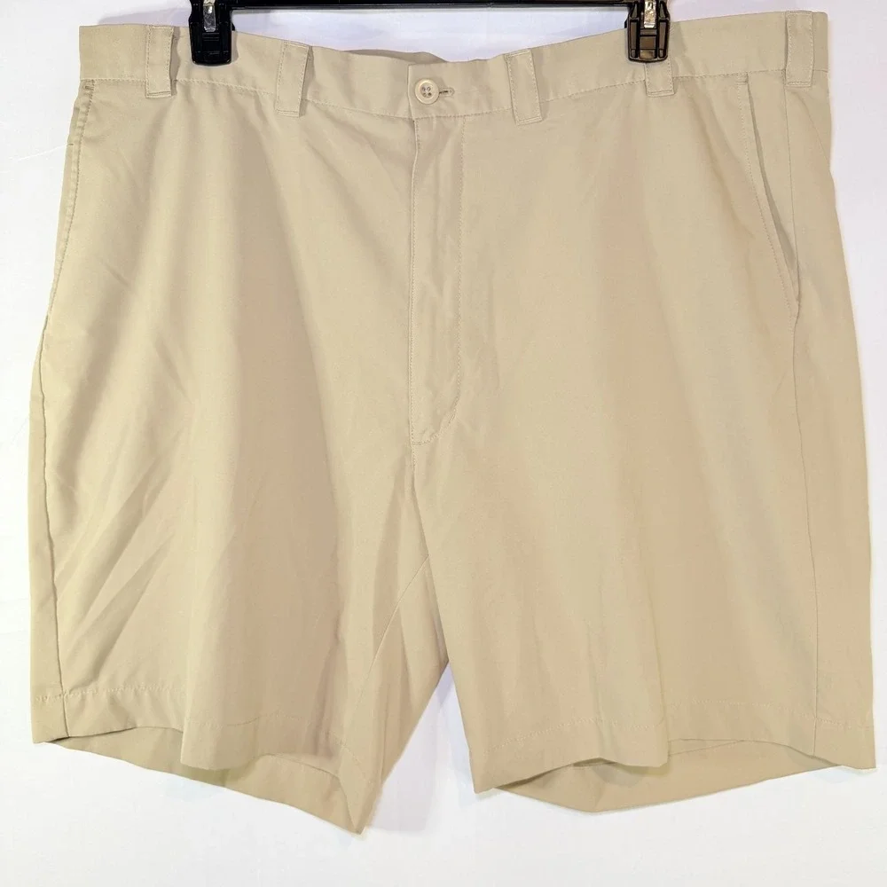 Rountree & Yorke Shorts Men's Khaki Size 44 Performance‎ Polyester